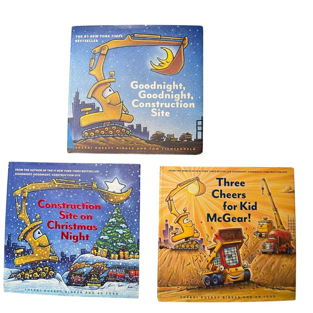 Goodnight Goodnight Construction Site Set 3 Books by Sherri Duskey Rinker